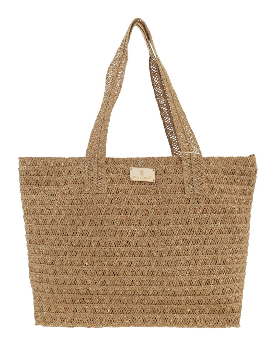 Ψάθινη Τσάντα ώμου XY-2650 – Χακί