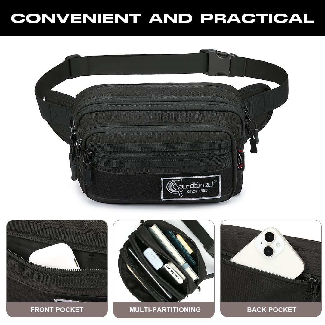 Τσαντάκι μέσης Cardinal MT4090 μαύρο