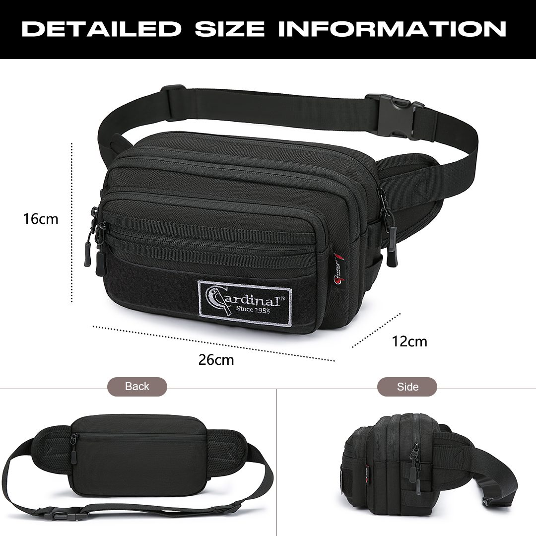 Τσαντάκι μέσης Cardinal MT4090 μαύρο