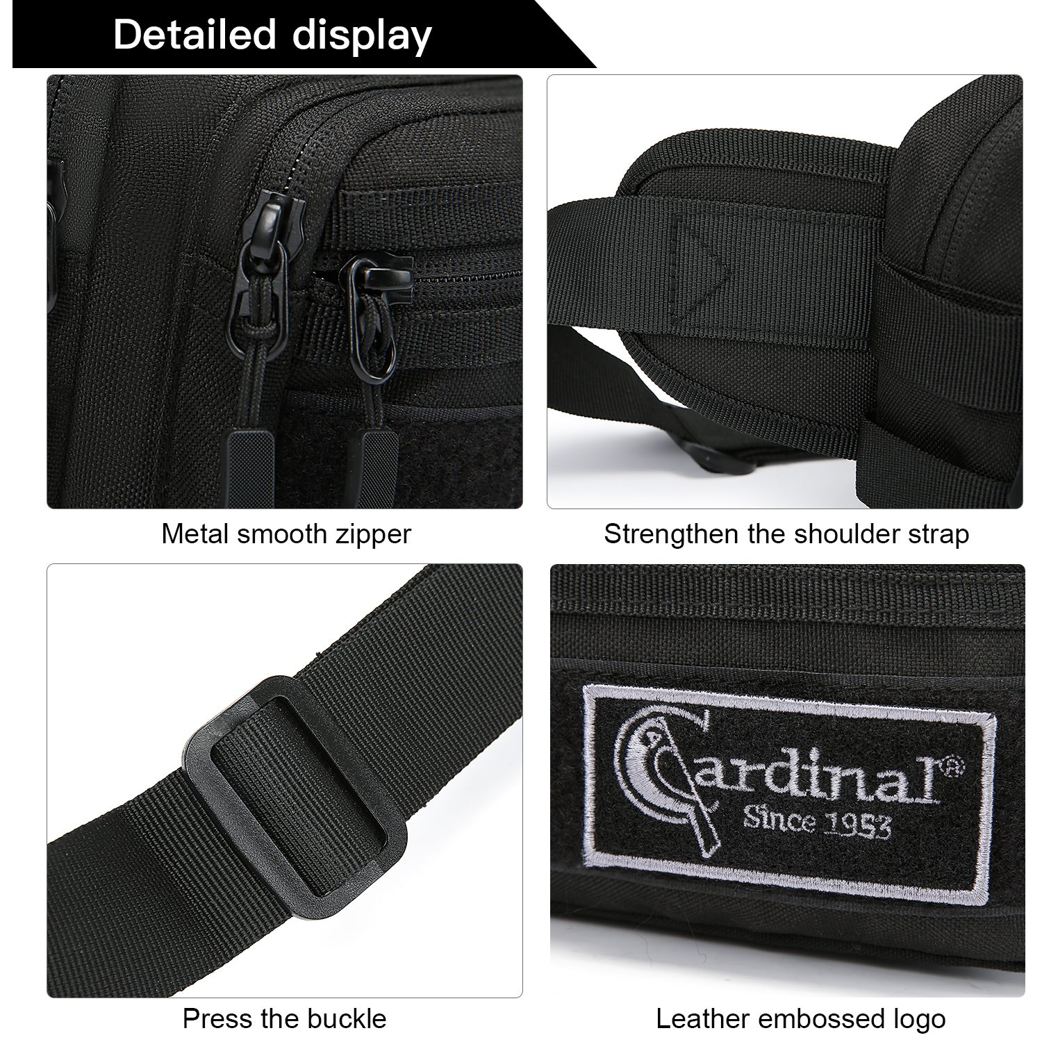 Τσαντάκι μέσης Cardinal MT4090 μαύρο