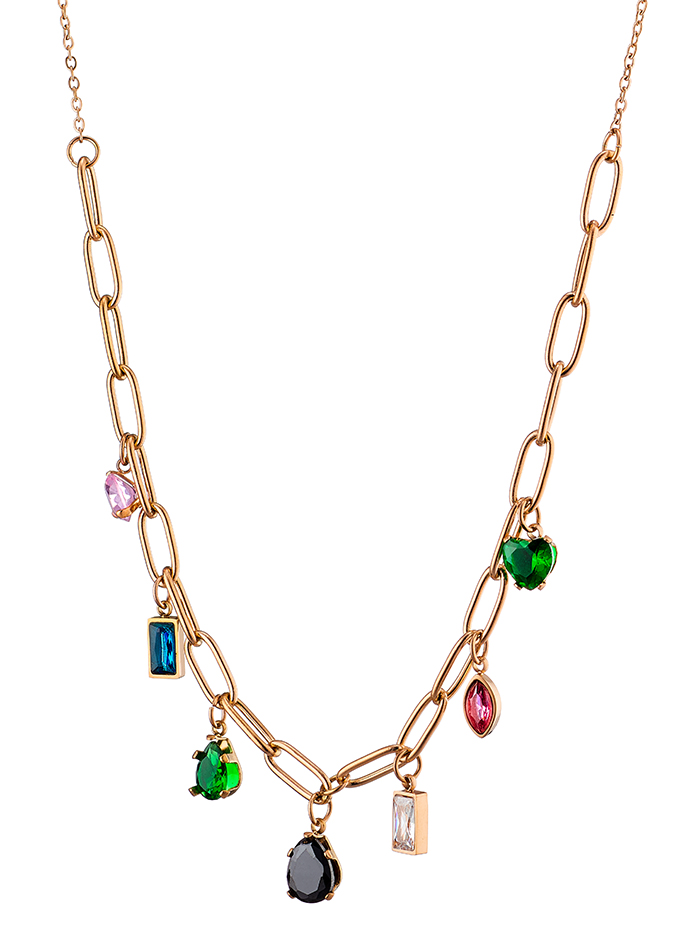 Sequoia Γυναίκειο Κολιέ από ανοξείδωτο ατσάλι N-07147R