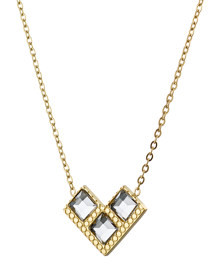 Sequoia Γυναίκειο Κολιέ από ανοξείδωτο ατσάλι N-07159G