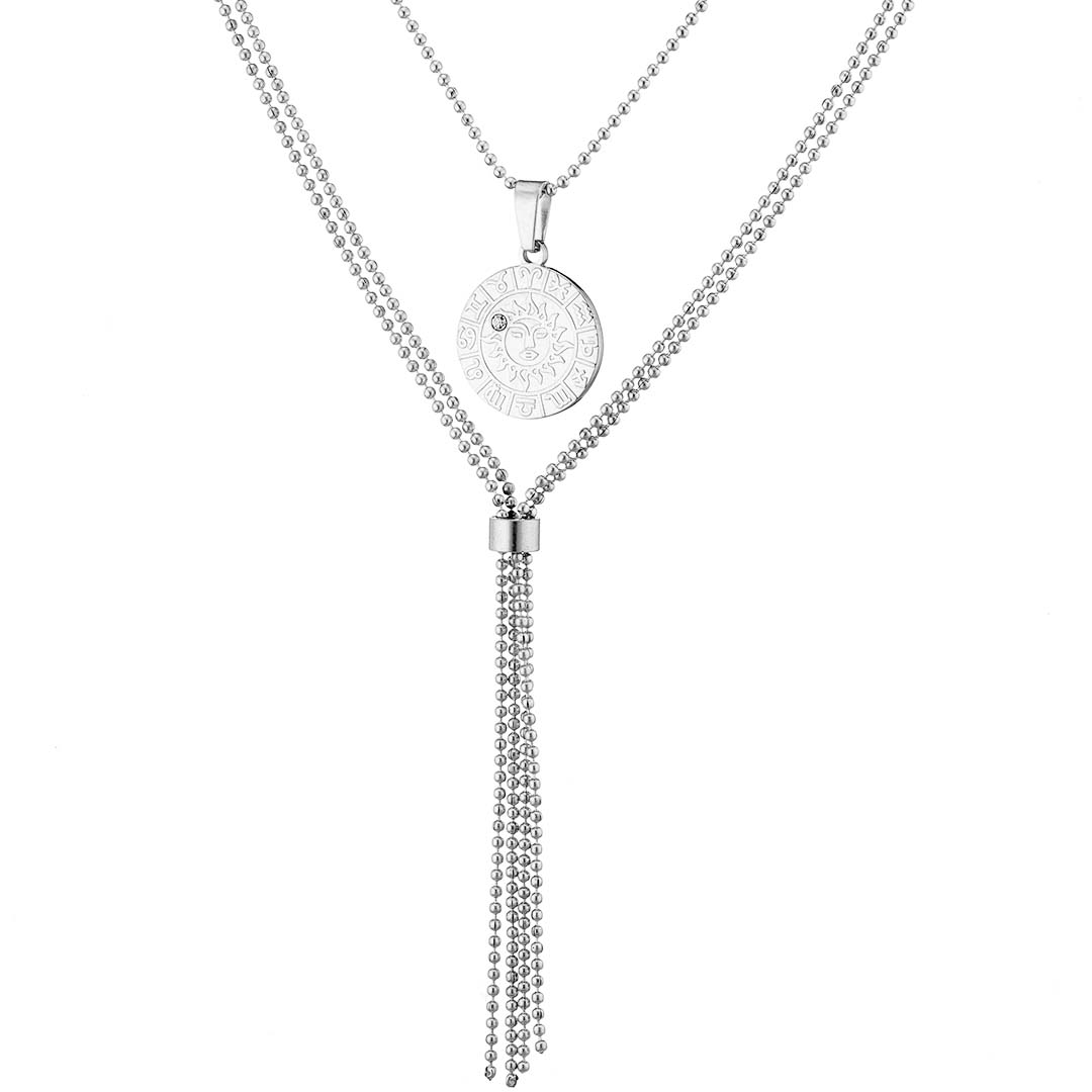 Sequoia Γυναίκειο Κολιέ από ανοξείδωτο ατσάλι N-07205