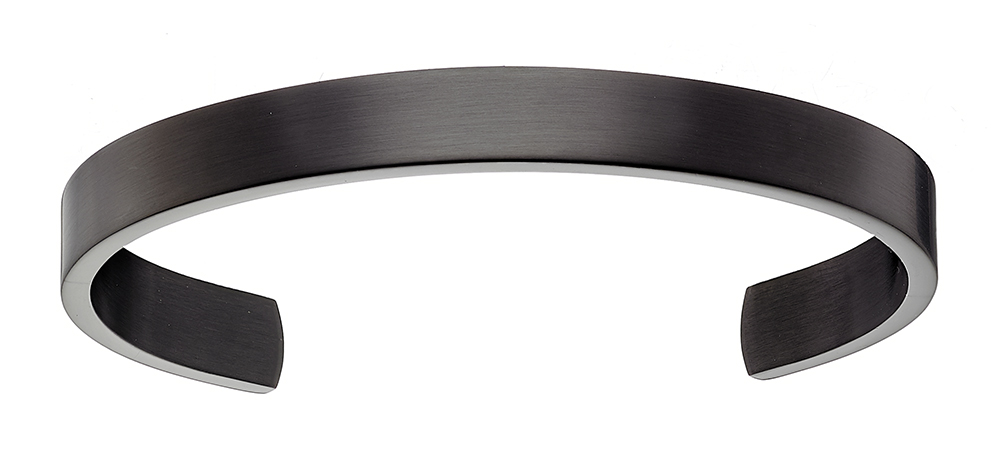 Sequoia Aνδρικό Βραχιόλι χειροπέδα από ανοξείδωτο ατσάλι N-00200BL 10mm