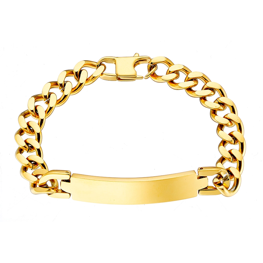 Sequoia Aνδρικό Βραχιόλι ταυτότητα από ανοξείδωτο ατσάλι N-00316G