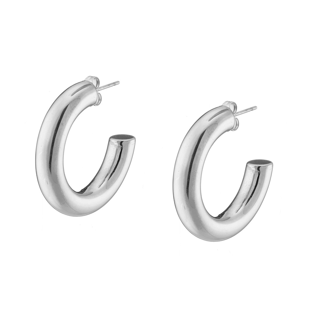 Γυναικείο Σκουλαρίκι κρίκος από ανοξείδωτο ατσάλι N-02243