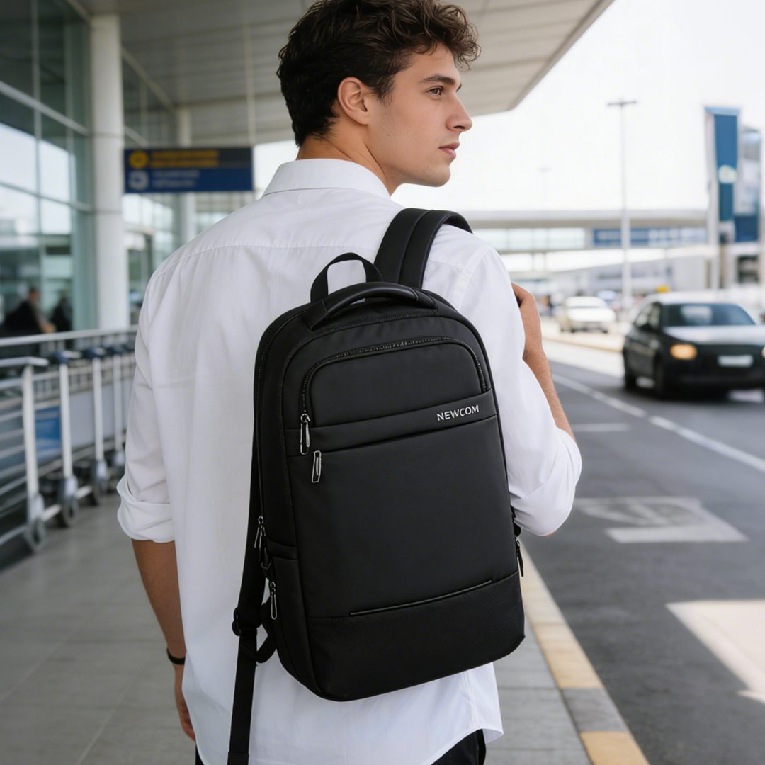 Επαγγελματικό σακίδιο 15,6” NewCom Ν1448445001 μαύρο