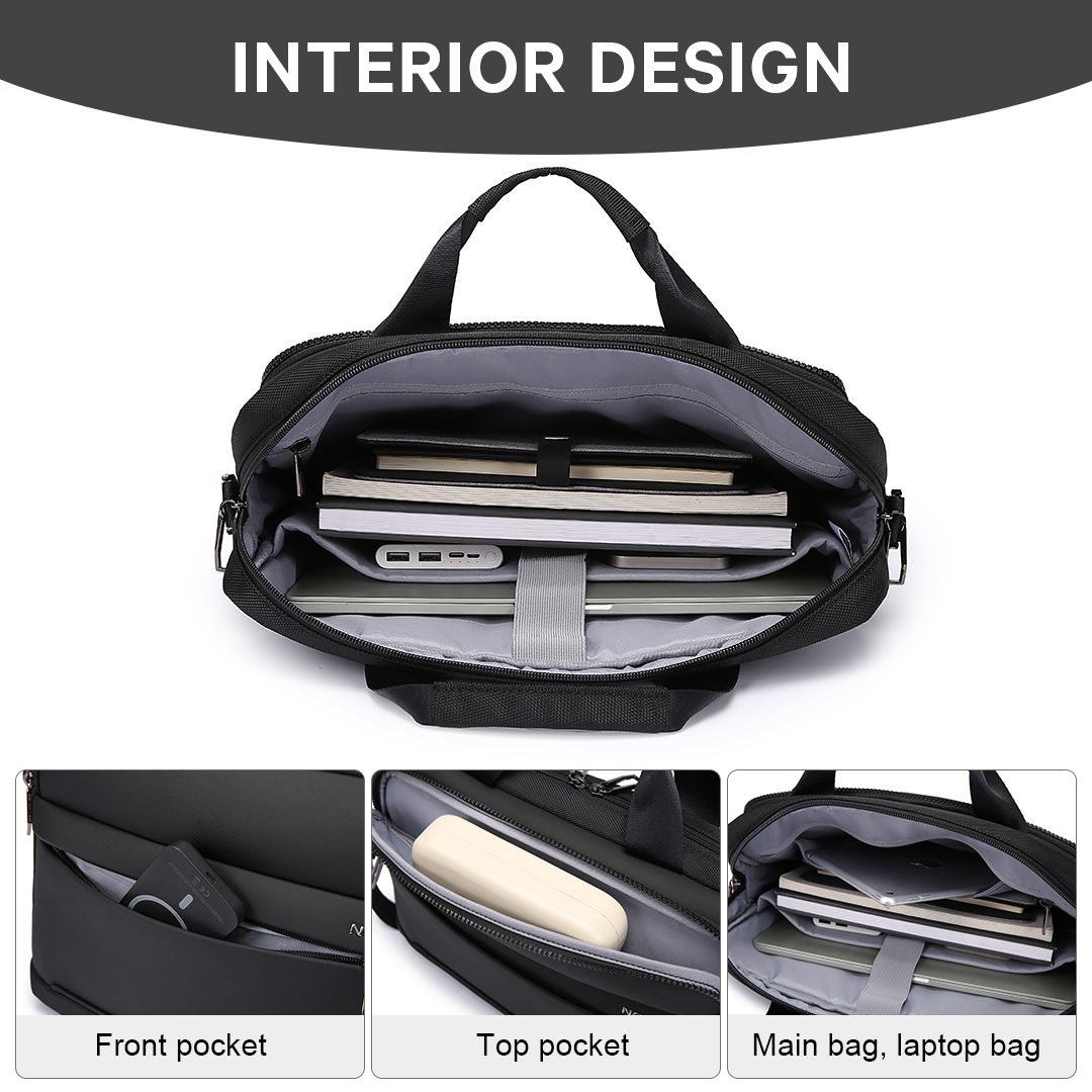 Χαρτοφύλακας 15,6” NewCom Ν1448538001 μαύρο