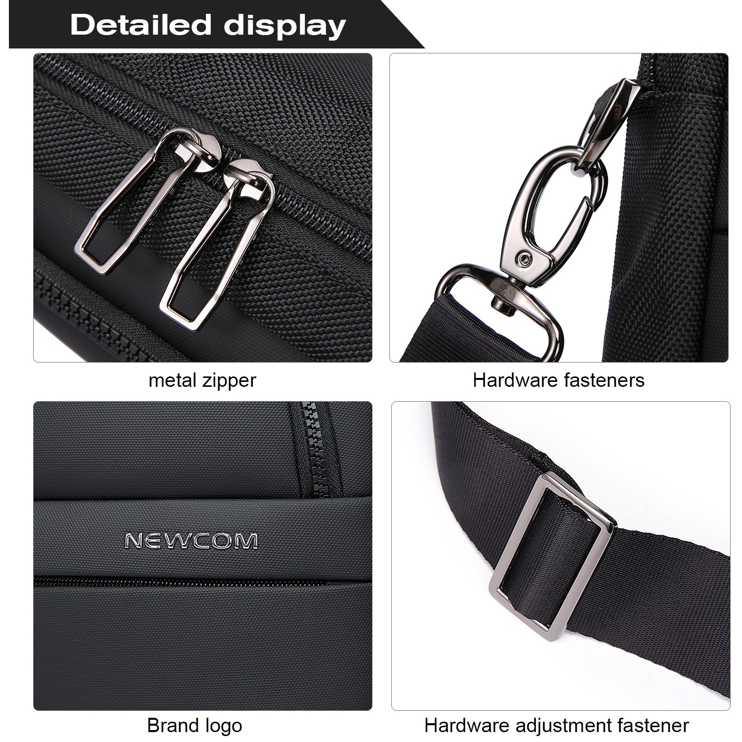 Χαρτοφύλακας 15,6” NewCom Ν1448538001 μαύρο