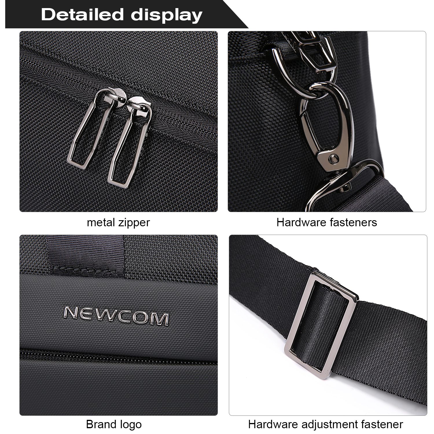 Επαγγελματικός χαρτοφύλακας15,6” NewCom Ν144854001 μαύρο