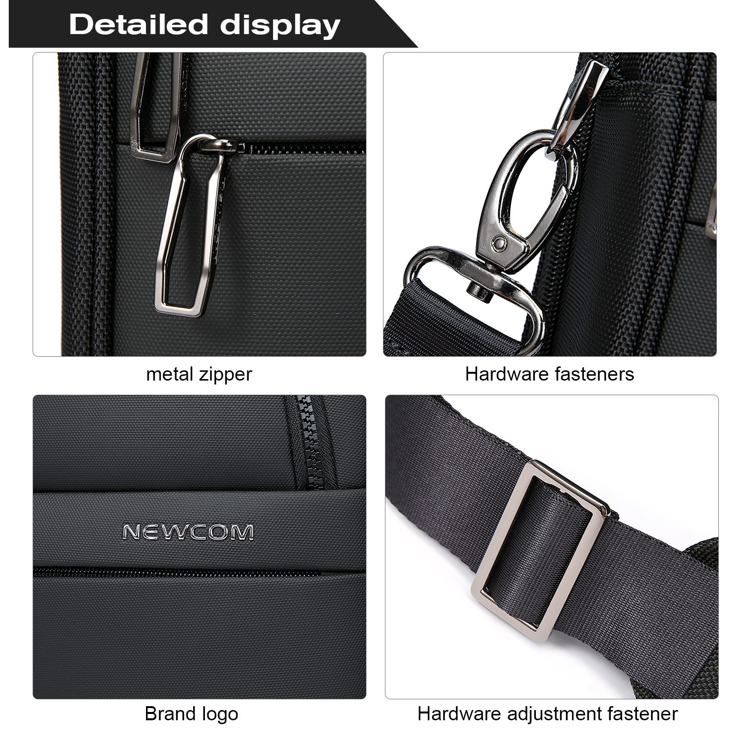 Χαρτοφύλακας 15,6” NewCom Ν1448541001 μαύρο