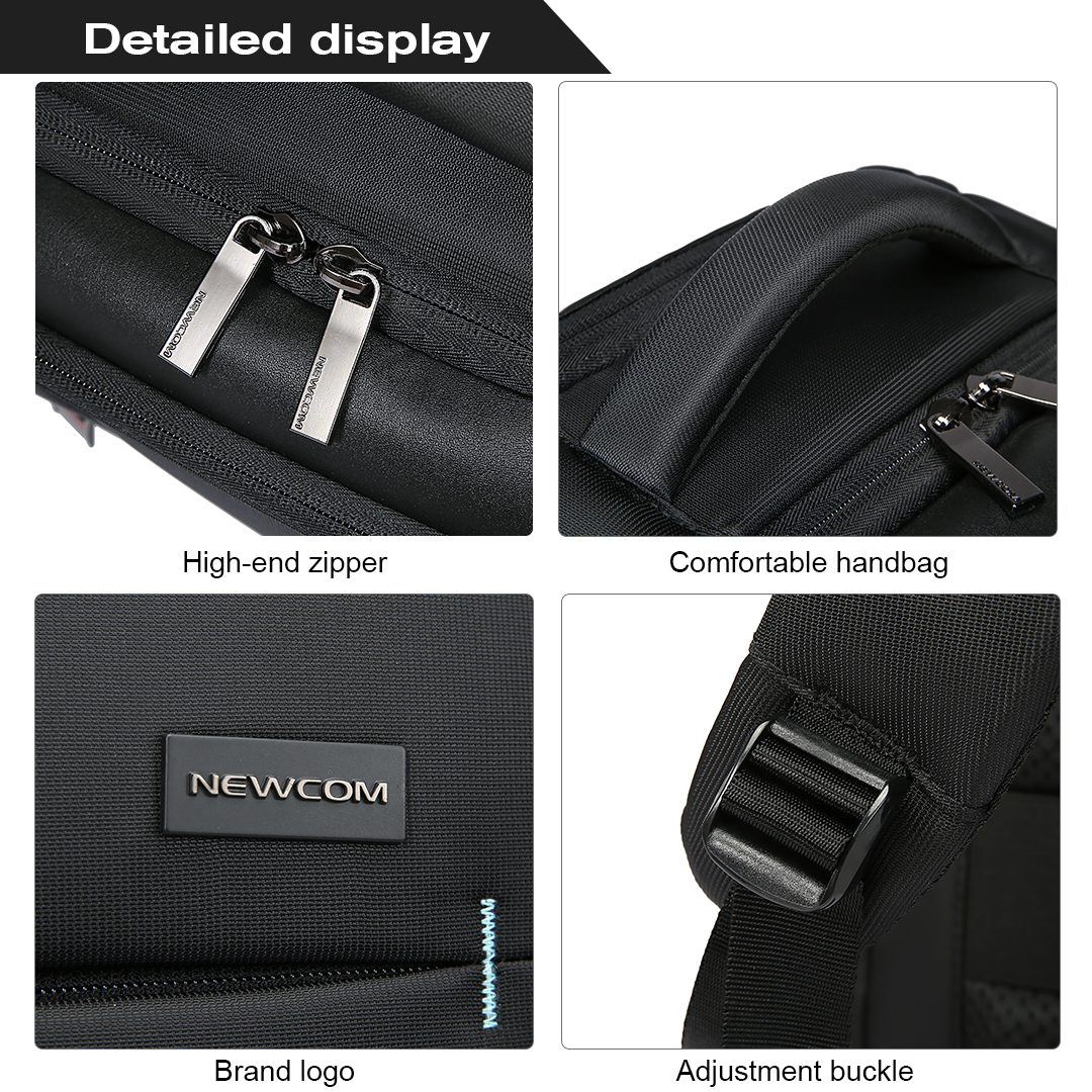 Επαγγελματικό σακίδιο 15,6” NewCom N1617445001 μαύρο