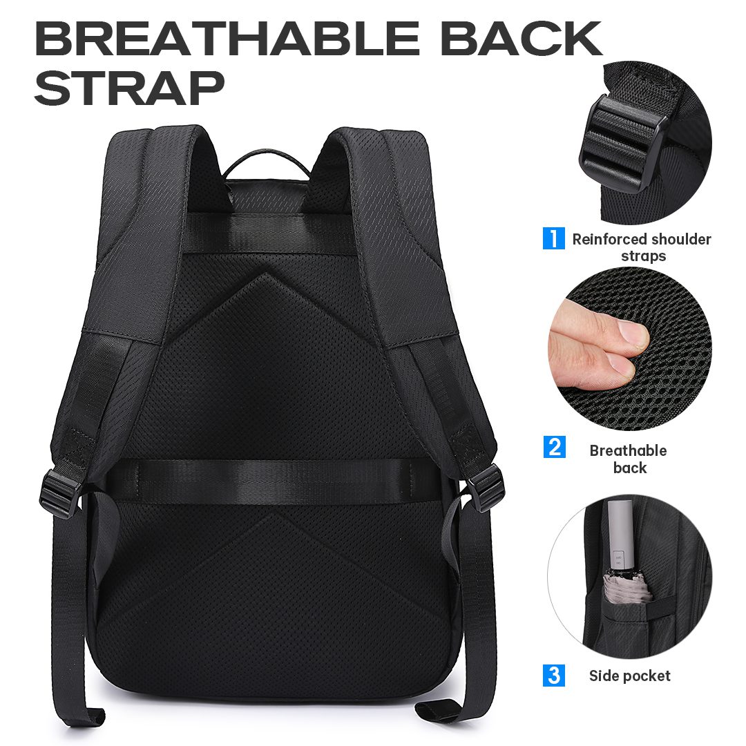 Επαγγελματικό σακίδιο 15,6” NewCom N1670446001 μαύρο