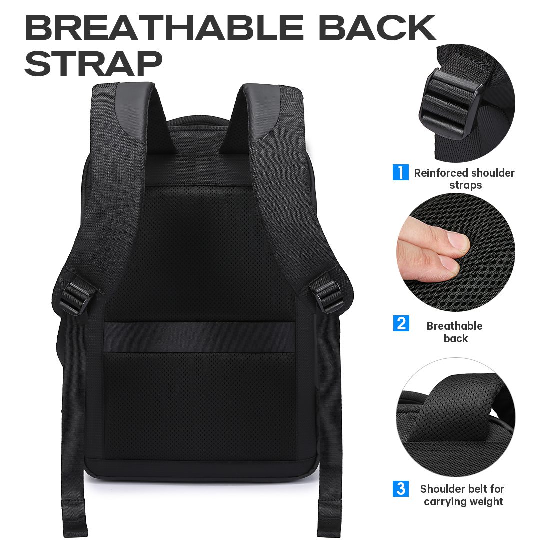 Επαγγελματικό σακίδιο 15,6” NewCom N1705445001 μαύρο