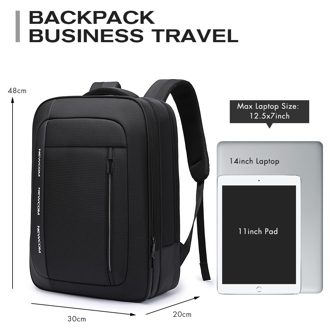 Επαγγελματικό σακίδιο 15,6” NewCom N1705445001 μαύρο