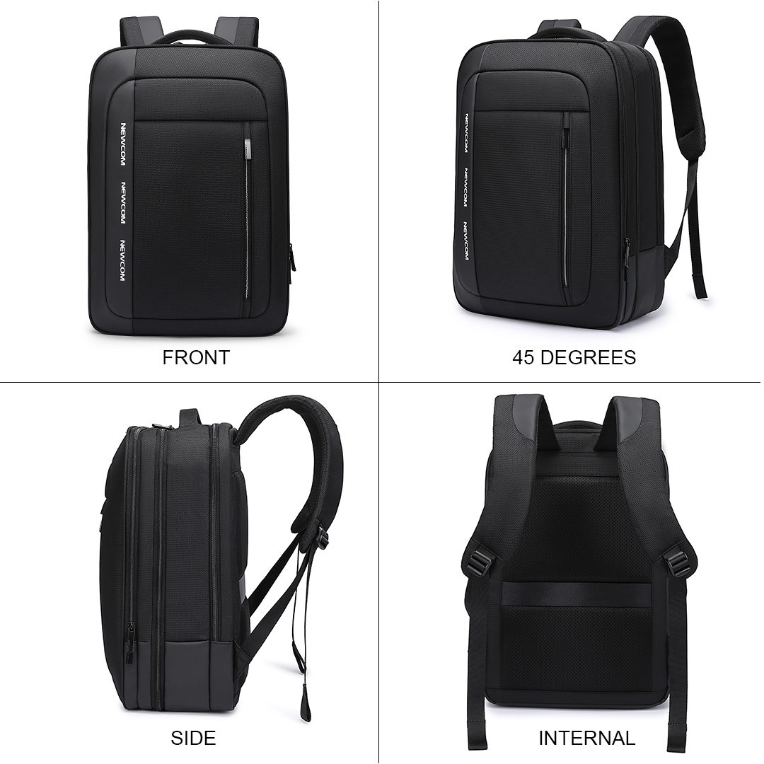 Επαγγελματικό σακίδιο 15,6” NewCom N1705445001 μαύρο