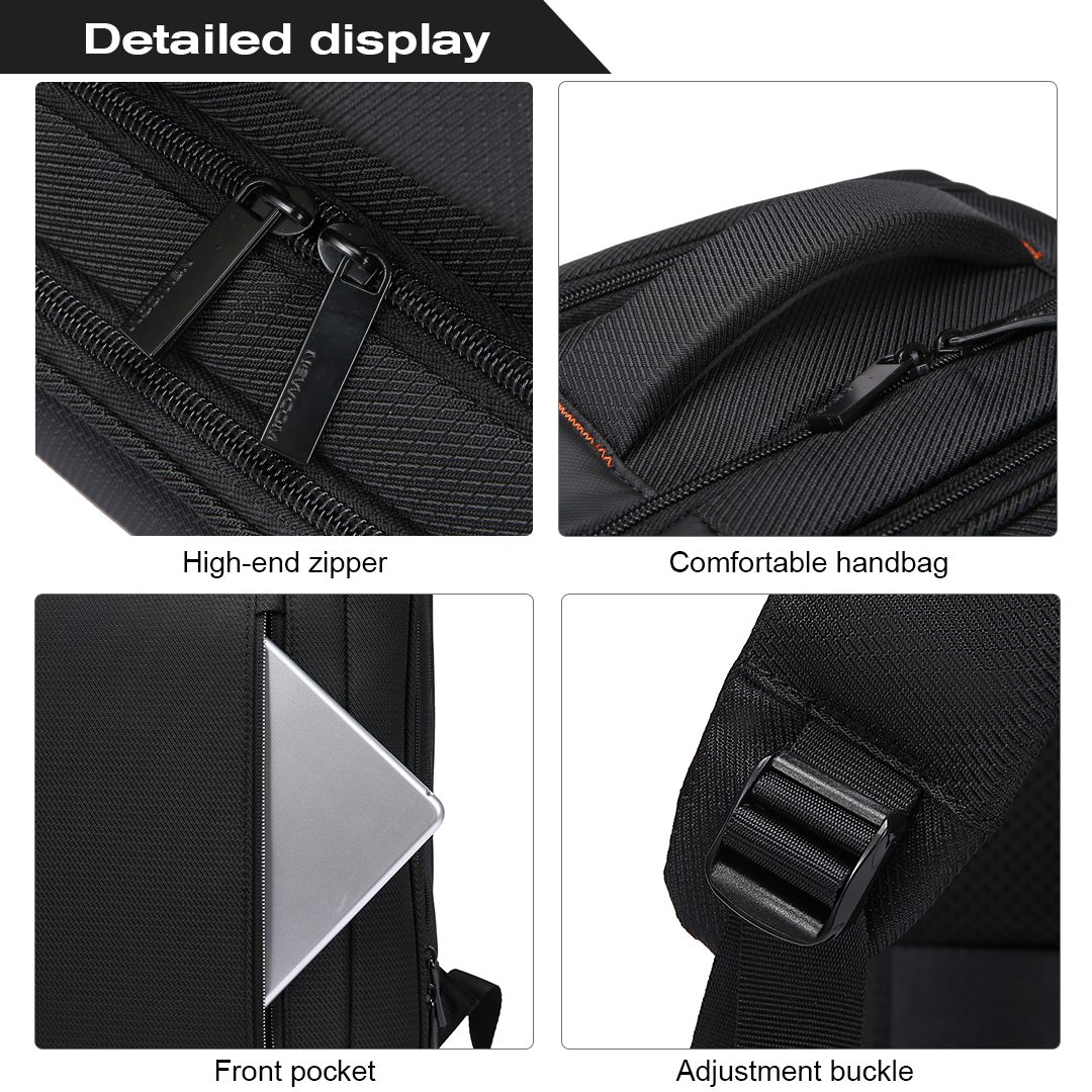 Επαγγελματικό σακίδιο 15,6” NewCom N1705445001 μαύρο