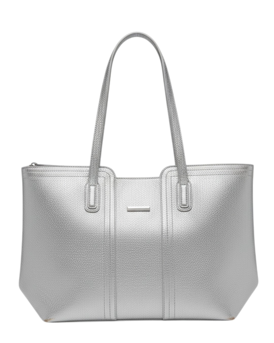 Τσάντα ώμου YF99113 – Ασημί