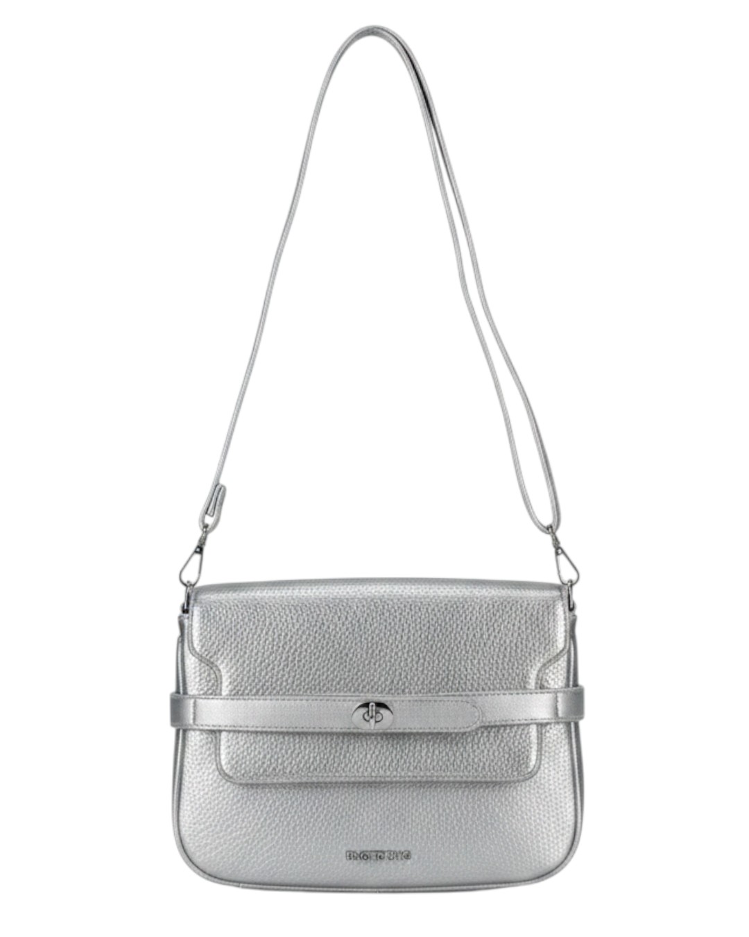 Τσάντα χιαστί KX2517 – Ασημί