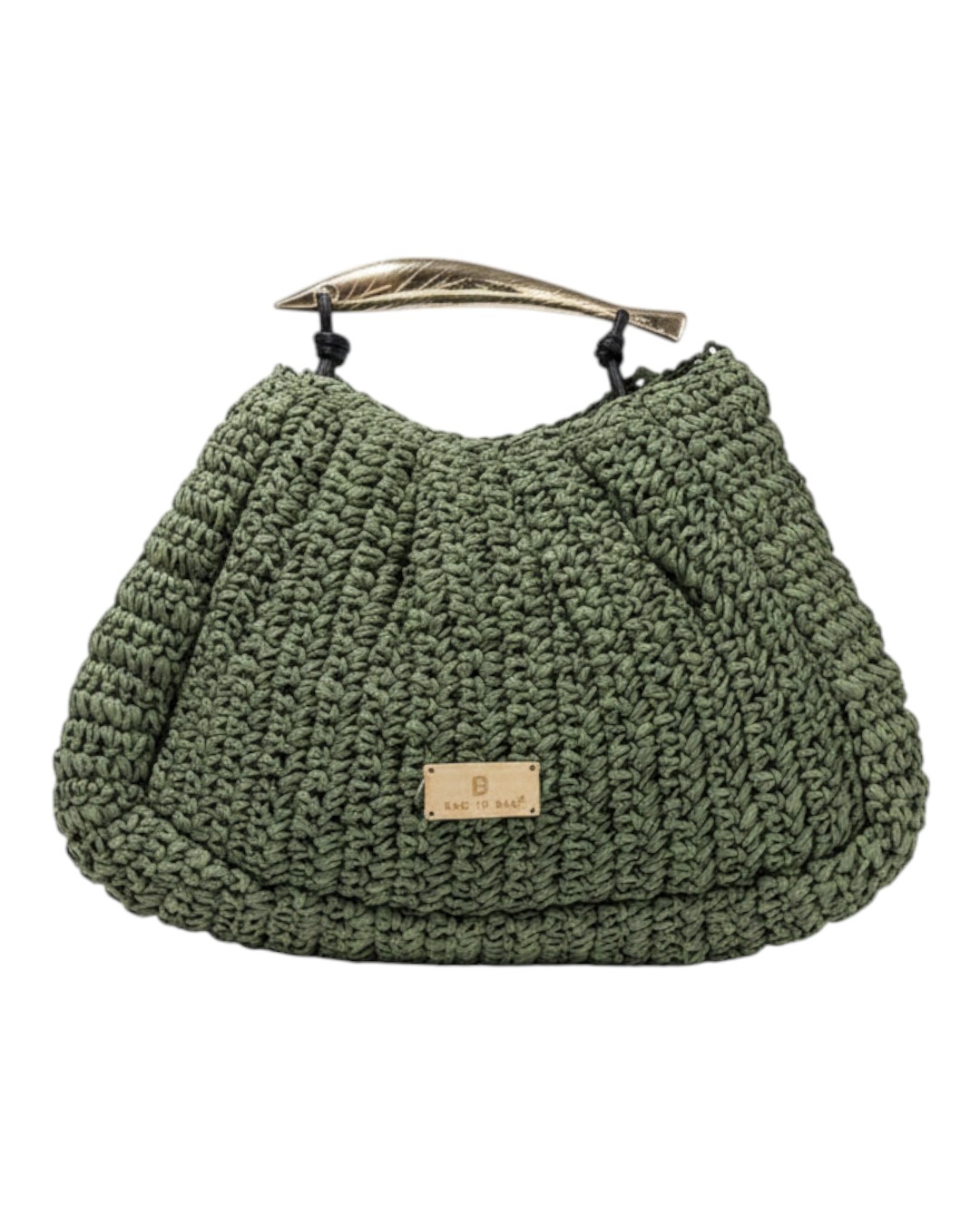 Πλεκτή Τσάντα Χειρός KD-1023 – Πράσινο