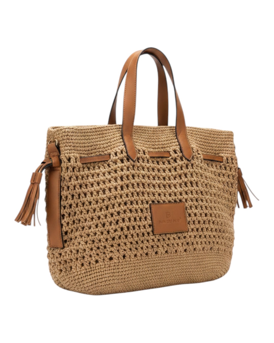 Πλεκτή Τσάντα Χειρός CN26005 – Χακί