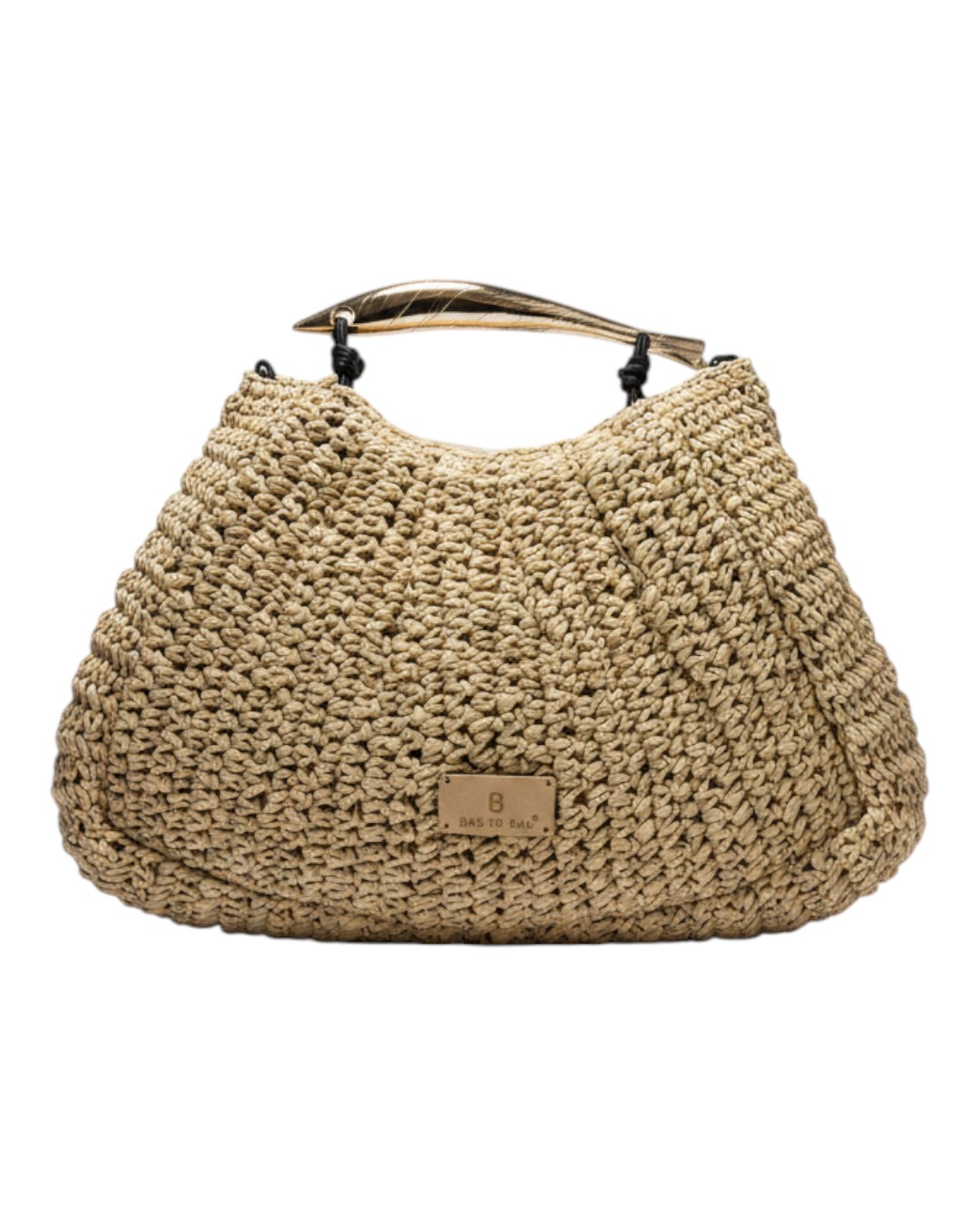Πλεκτή Τσάντα Χειρός KD-1023 – Μπέζ