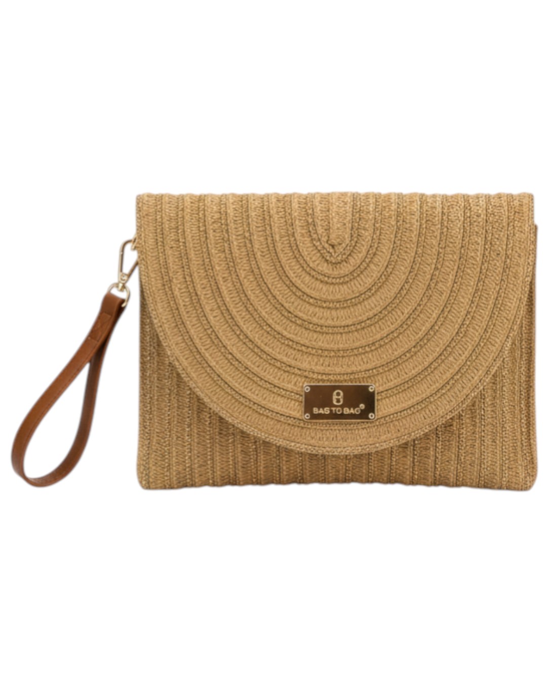 Ψάθινη τσάντα χειρός XY-2623 – Χακί