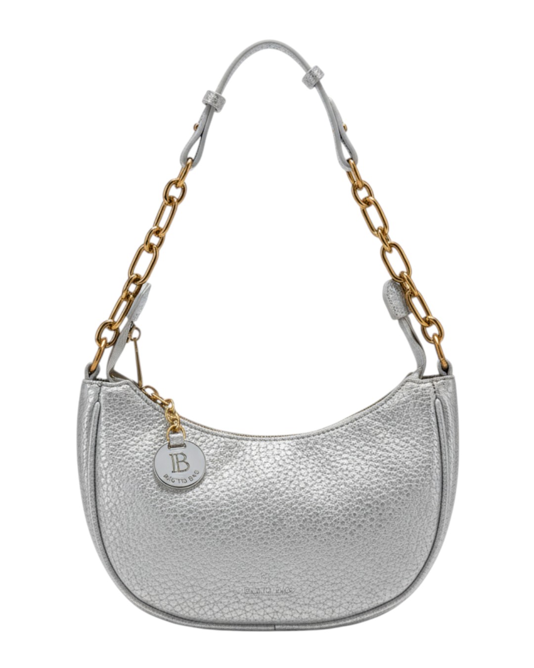 Τσάντα ώμου SQ-10515 – Ασημί