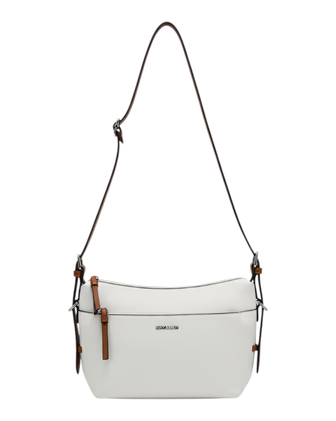 Τσάντα χιαστή A8005 – Ασπρο