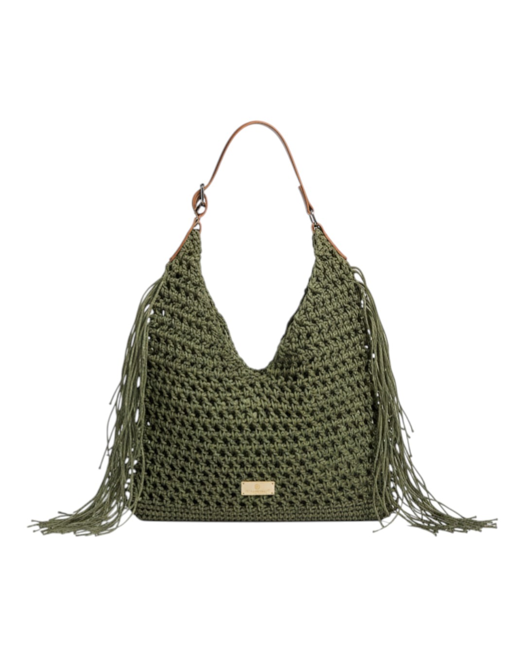 Ψάθινη τσάντα ώμου XY-2655 – Πράσινο Ψάθινη τσάντα ώμου XY-2655 – Πράσινο