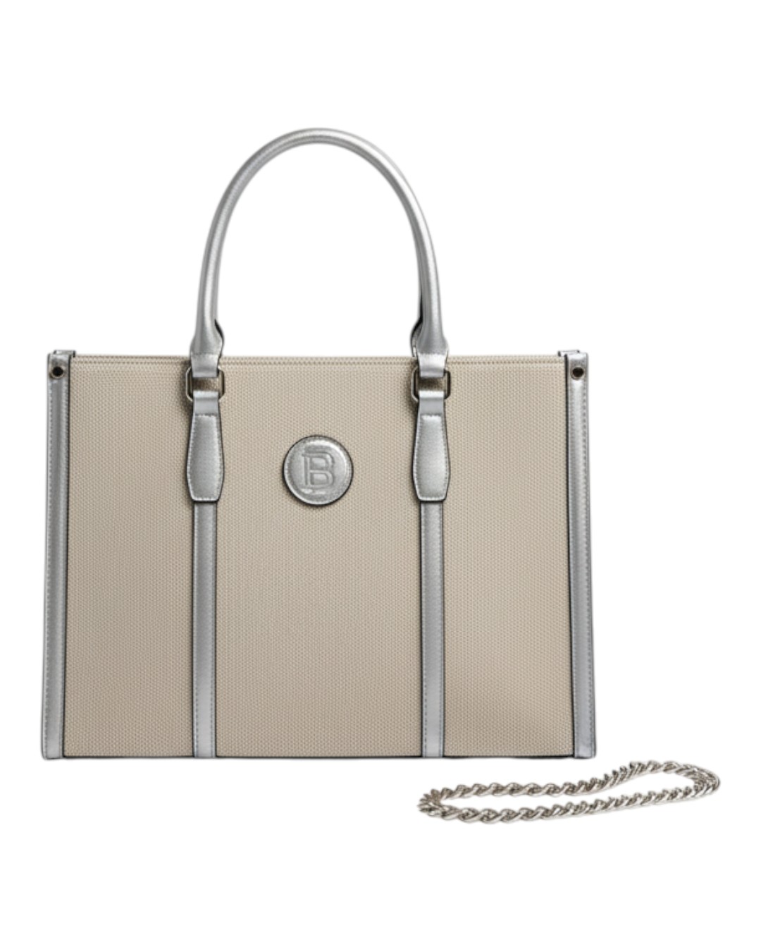 Τσάντα Χειρός WH2511 – Ασημί