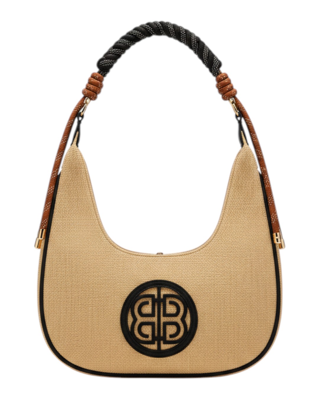 Τσάντα ώμου WJ818243 – Μπέζ/Μαύρο