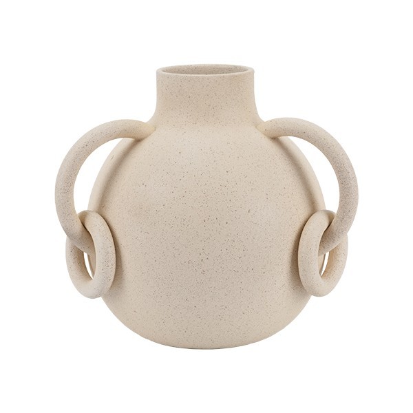 ΒΑΖΟ ΠΟΛΥΡΕΖΙΝ ΜΠΕΖ 25x23x21.5cm ΒΑΖΟ ΠΟΛΥΡΕΖΙΝ ΜΠΕΖ 25x23x21.5cm